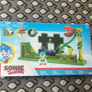 Sonic the Hedgehog Green and Blue Playset